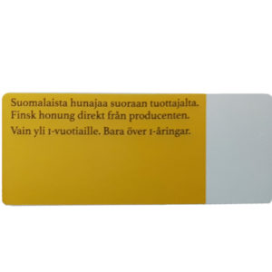 Etiketti "Hey Honey" tieto-osa 100 kpl