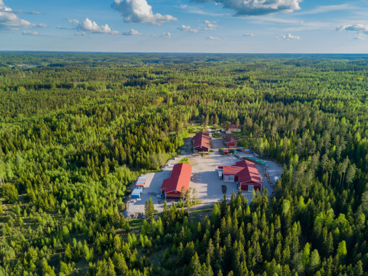 Mesimestarin toimipaikka ilmakuvassa