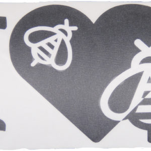 Tarra "I love Bees", musta