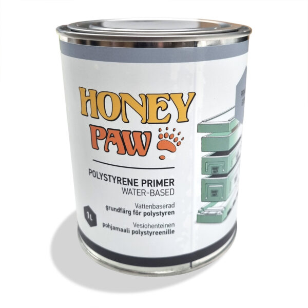 Polystyrene primer paint for polyhive painting.