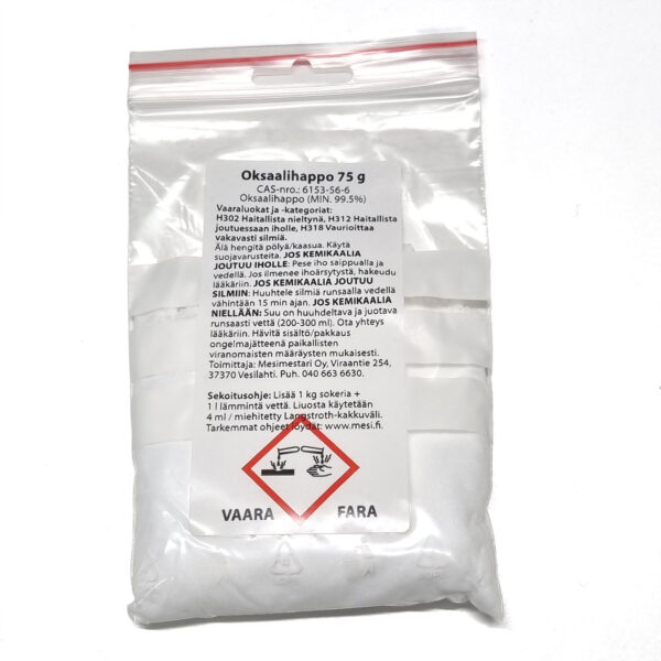 Oksaalihappo­annos 75g