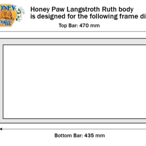 LangstrothRuth-frame-dimensions Hive Body Deep (Langstroth Ruth 240 mm)