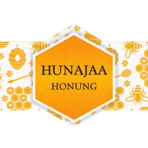 Etiketti "Hey Honey" Hyrräävä hunaja 100 kpl