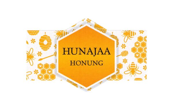 Etiketti "Hey Honey" Hyrräävä hunaja 100 kpl