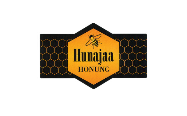 Etiketti "Hey Honey" Uljas Tumma 100 kpl