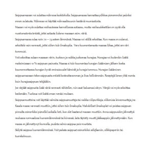 Saippuamassa kaakaovoi