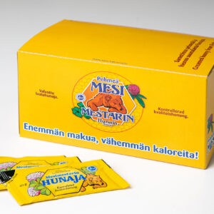 p_pussilaatikko Mesimestarin hunaja, annospakkaus 10g x 100